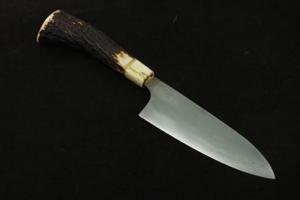 Tamahagane Gyuto 135mm  by 藤(Tou) group Prototype unwilling (Tatara home made steel)