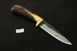 Takasyoutou with stag handle（L）110㎜・Double bevel  A